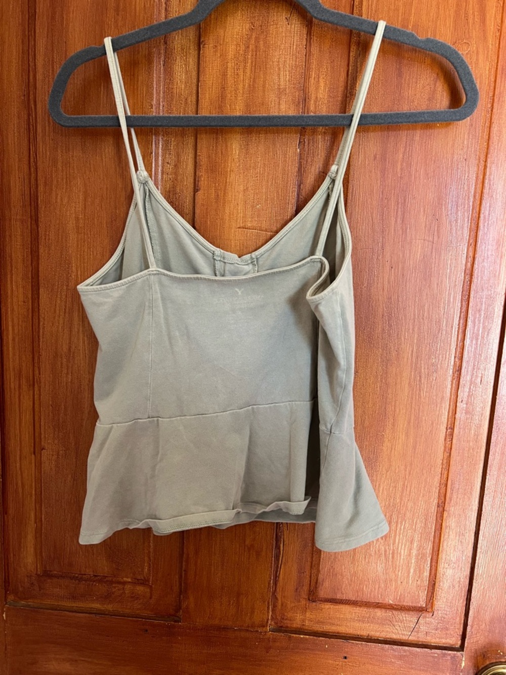 American Eagle Outfitters Sage Green Lace-Up Camisole - Picture 2 of 4